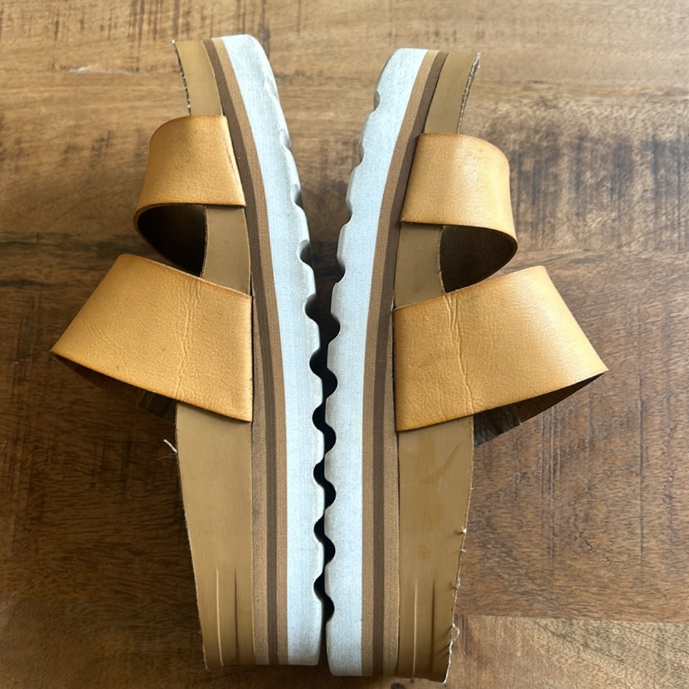 Reef Mustard Slide Sandals